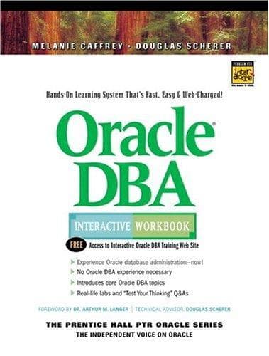 Tapa de Oracle DBA Interactive Workbook