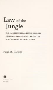 Tapa de Law of the jungle