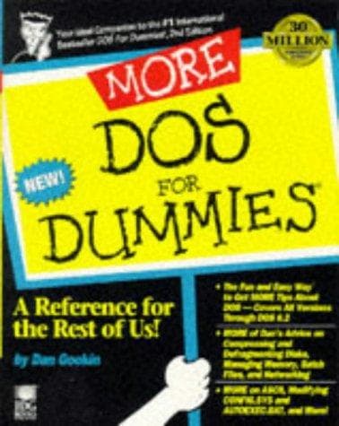 Tapa de More DOS for dummies