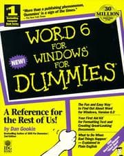 Tapa de Word 6 for Windows for dummies
