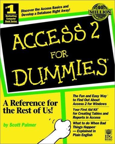 Tapa de Access 2 for dummies