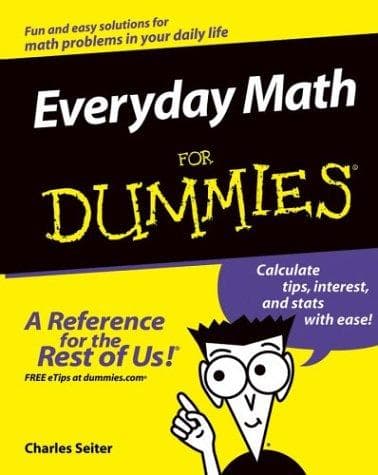 Tapa de Everyday Math for Dummies