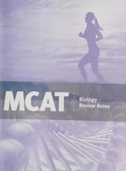 Tapa de MCAT biology review notes