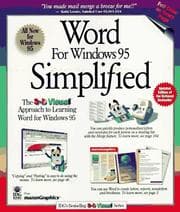 Tapa de Word for Windows 95 simplified