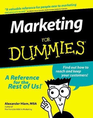 Tapa de Marketing for dummies