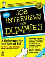 Tapa de Job interviews for dummies
