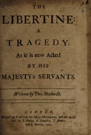 Tapa de The libertine