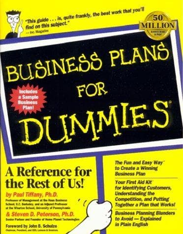 Tapa de Business plans for dummies