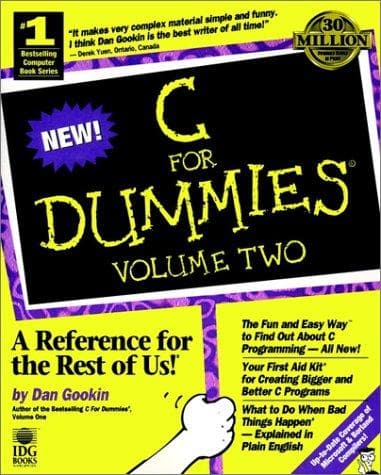 Tapa de C for Dummies, Volume 2