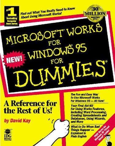 Tapa de Microsoft Works for Windows 95 for dummies