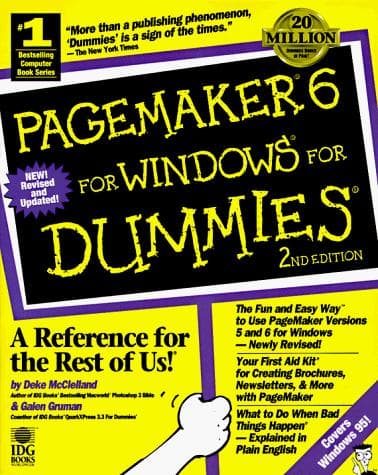 Tapa de PageMaker 6 for Windows for dummies
