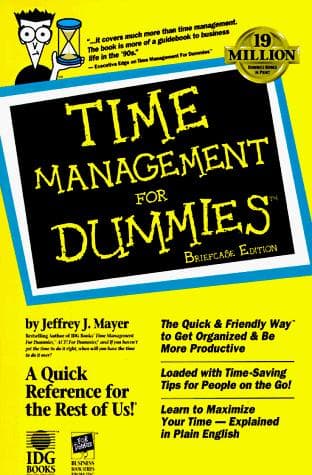 Tapa de Time management for dummies
