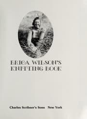 Tapa de Erica Wilson's knitting book