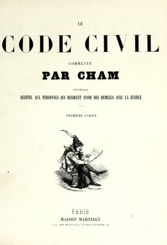 Tapa de Le code civil