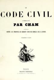 Tapa de Le code civil