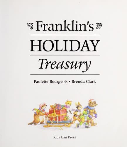 Tapa de Franklin's holiday treasury