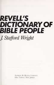 Tapa de Revell's Dictionary of Bible people