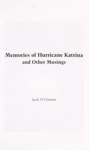 Tapa de Memories of Hurricane Katrina and other musings