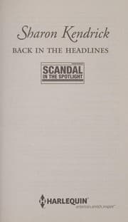 Tapa de Back in the headlines