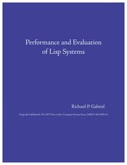 Tapa de Performance and evaluation of Lisp systems