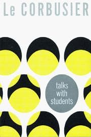 Tapa de Le Corbusier talks with students
