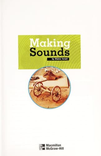 Tapa de Making sounds