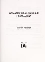 Tapa de Advanced Visual Basic 4.0programming