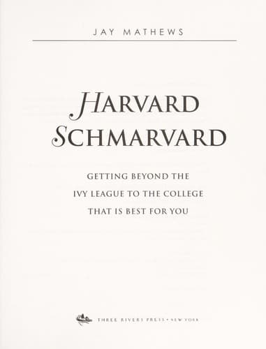 Tapa de Harvard, schmarvard
