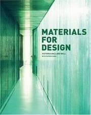 Tapa de Materials for design