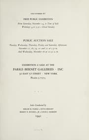 Tapa de The art collection of the late Mr. & Mrs. Charles E.F. McCann