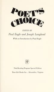 Tapa de Poet's choice
