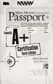 Tapa de CompTIA A+ certification