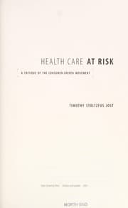 Tapa de Health care at risk