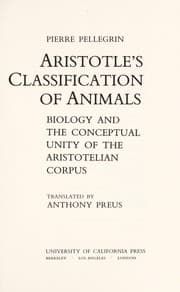 Tapa de Aristotle's classification of animals
