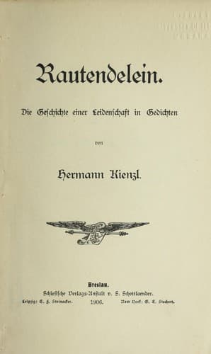 Tapa de Rautendelein