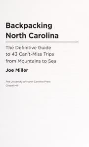Tapa de Backpacking North Carolina