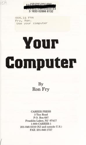 Tapa de Use your computer