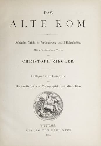 Tapa de Das alte Rom