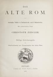 Tapa de Das alte Rom