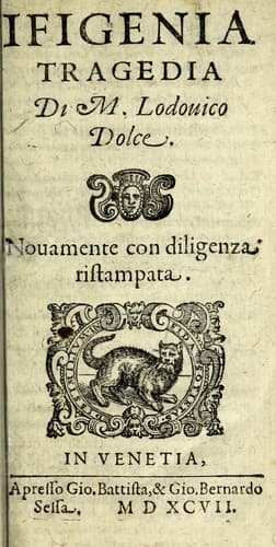 Tapa de Ifigenia
