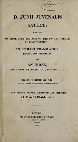 Tapa de D. Junii Juvenalis Satirae