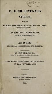 Tapa de D. Junii Juvenalis Satirae