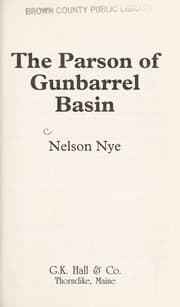 Tapa de The parson of Gunbarrel Basin