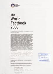 Tapa de The World factbook 2008