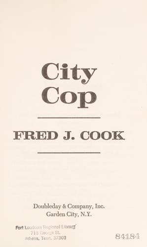 Tapa de City cop