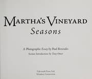 Tapa de Martha's Vineyard seasons