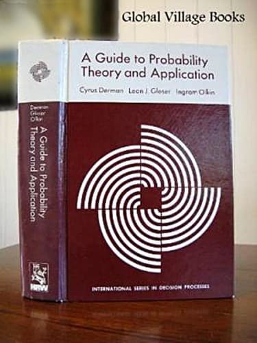 Tapa de A guide to probability theory and application