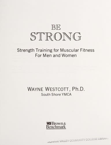 Tapa de Be strong