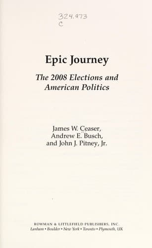 Tapa de Epic journey