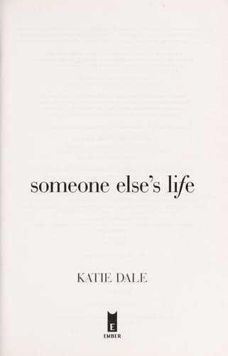 Tapa de Someone else's life